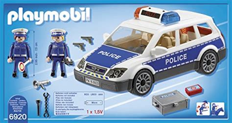 Playmobil Policía   Coche de Policía con Luces y Sonido ...