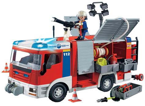 Playmobil Set 4821 Fire Engine Figures Accessories Lot ...