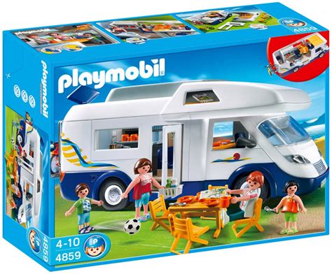 PLAYMOBIL Summer Fun 4859 pas cher   Grand camping car ...
