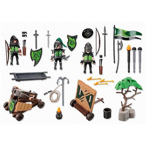 Playmobil Wolf Knights with Catapult  6041  Toys | Zavvi.com