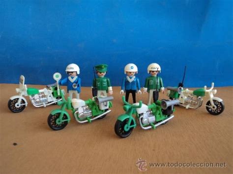 playmobil,lote de 4 motos y policia   Comprar Playmobil en ...