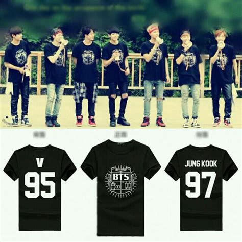 [PO] BTS Members Name Tee, Entertainment, K Wave on Carousell