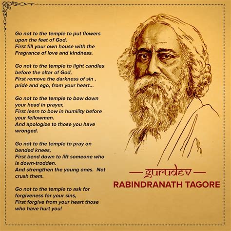 Poem & message of humanism by asia s first nobel laureate ...