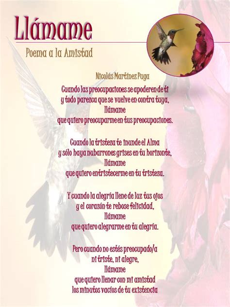 Poemas De Amistad Tu Breve Espacio | poemas cortos de ...