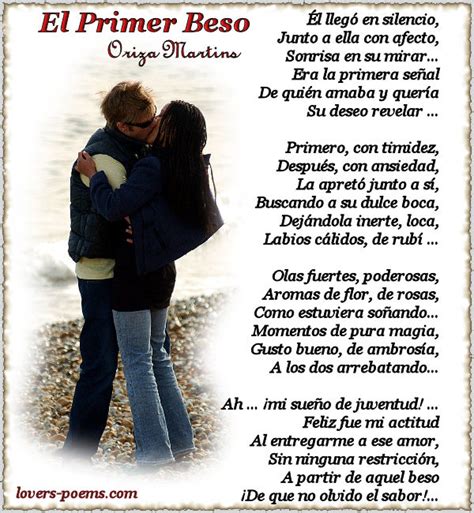 Poemas de Amor de Oriza Martins   El Primer Beso   Romance ...