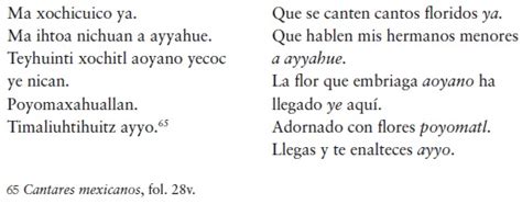 Poemas En Nahuatl Y En Espa Ol | newhairstylesformen2014.com