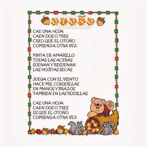 Poemas infantiles de Otoño y Verano para Niños en imágenes ...