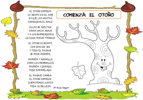 Poemas infantiles de Otoño y Verano para Niños en imágenes ...