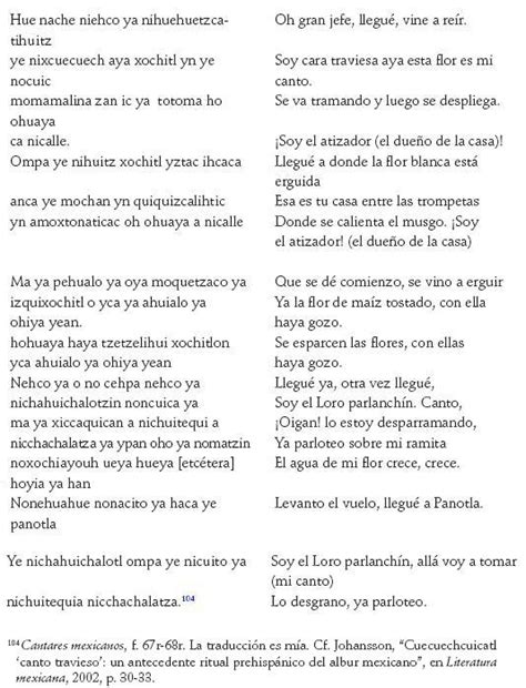 poemas poemas nahuatl con traduccion cortos poemas en ...
