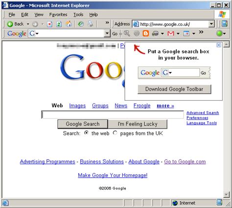 Pointless Ad for Google Toolbar   Google Blogoscoped Forum