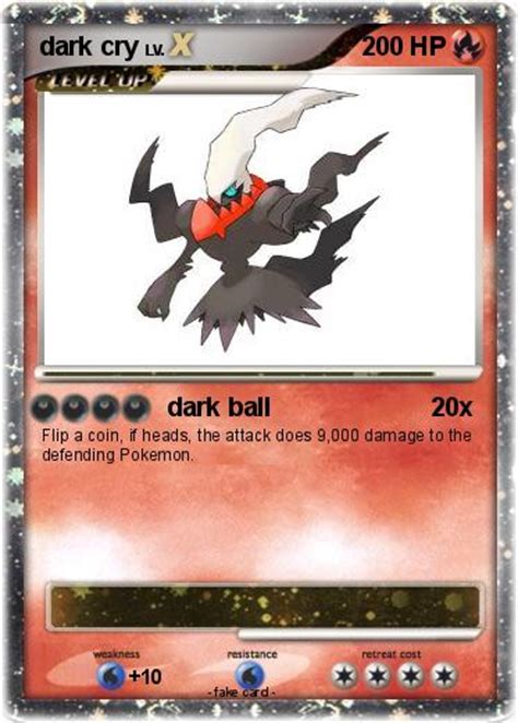 Pokémon dark cry 2 2   dark ball   My Pokemon Card