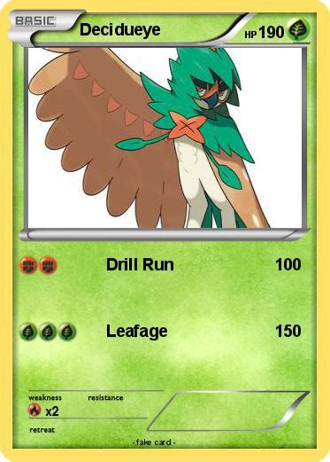 Pokémon Decidueye 34 34   Drill Run   My Pokemon Card