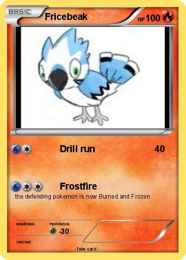 Pokémon Fricebeak   Drill run   My Pokemon Card