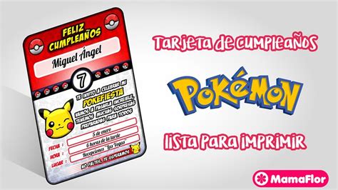 Pokemon: Invitaciones para Imprimir Gratis   Manualidades ...