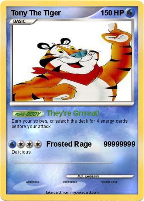 Pokémon Tony The Tiger   They re Grrreat!   My Pokemon Card