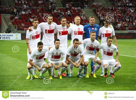 Poland football team editorial photography. Image of ...