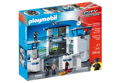 Police Headquarters with Prison   9131   PLAYMOBIL® USA