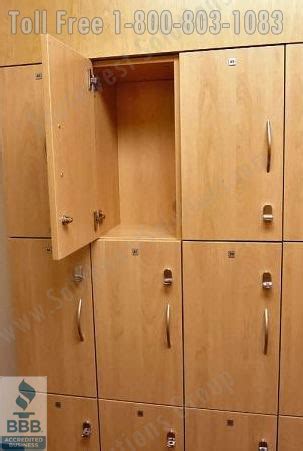 Police Lockers Bench Drawer | Laminate Wood Locker ...
