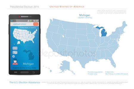 politieke kaart van de Verenigde Staten van Amerika ...