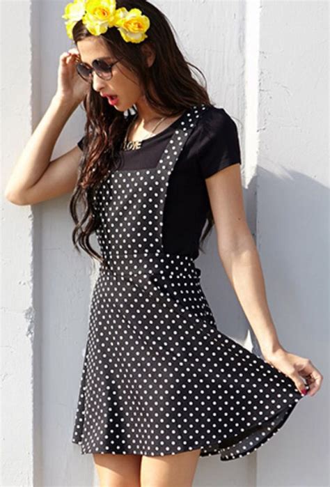 Polka dot overall dress   forever 21 | dungarees