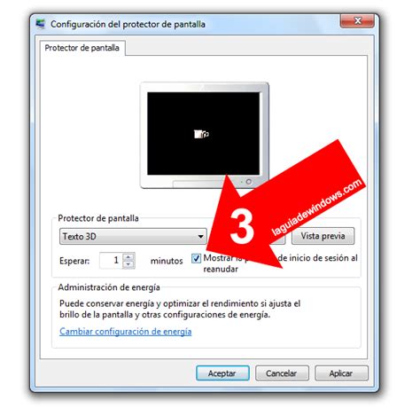 Poner contraseña al protector de pantalla [Windows 7 ...