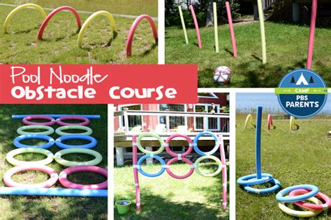 Pool Noodle Obstacle Course | Obstacle course, Pool ...