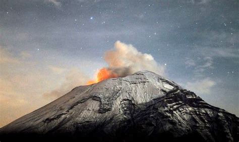 Popocatepetl Volcano Erupts Near Mexico City