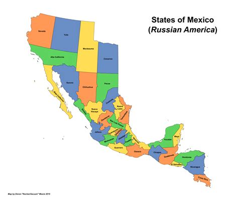 Popular 190 List mexico map states