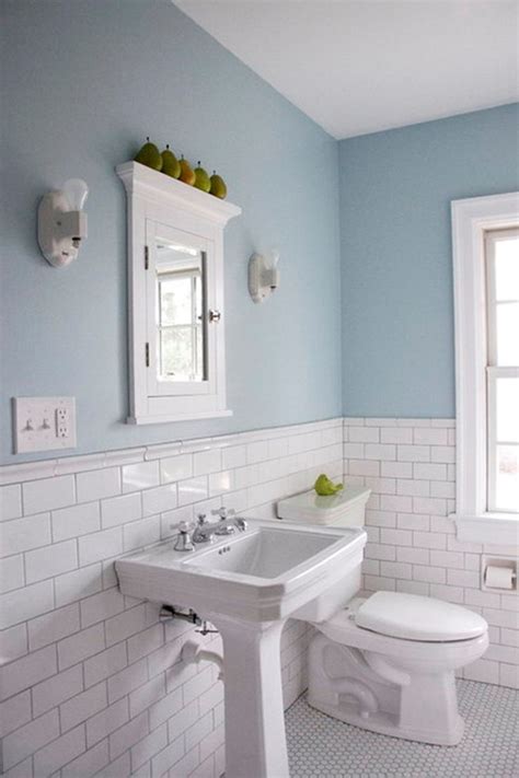 Popular Materials of White Tile Bathroom   MidCityEast