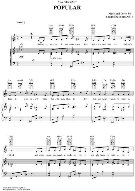 Popular Sheet Music   Music for Piano and More ...