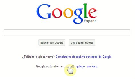 ¿por que si tienes tu pagina de google en catalan y la ...