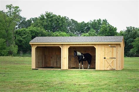 Portable Run In Shed   10  Horse Barns For Sale | Deer ...