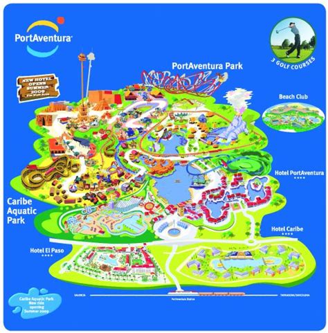 PortAventura map | Trip | Pinterest | Parque, Letreros y ...