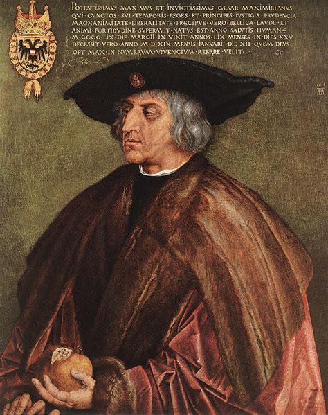 Portrait of Emperor Maximilian I   Albrecht Durer ...