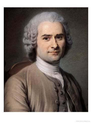 Portrait of Jean Jacques Rousseau 1712 78 Impressão ...