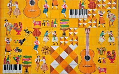 Portuguese culture in Azulejos   Custom Wallpaper
