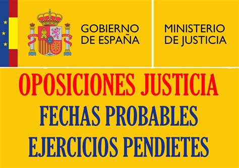 POSIBLES FECHAS EXÁMENES JUSTICIA | Grupo Venfor