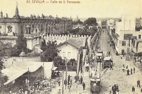Postales Antiguas de Andalucía: Calle San Fernando  Sevilla