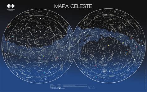 Poster Mapa del cielo   Venta de Telescopios, Binoculares ...