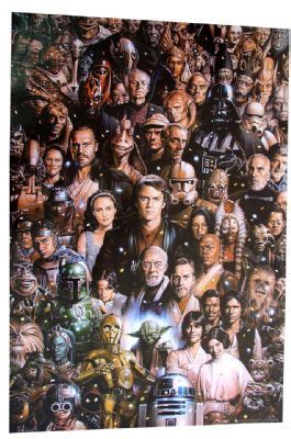 Póster Star Wars Personajes | Vistoenpantalla.com