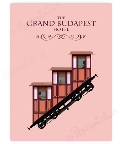 Póster  The Grand Budapest Hotel    Gran Hotel Budapest ...