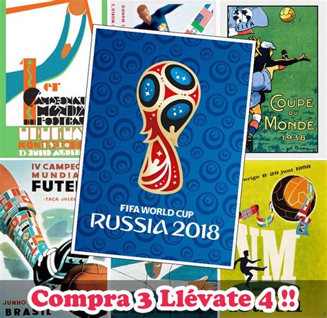 Posters Mundial Fifa Rusia 2018 Cartel Fifa World Cup 2018 ...