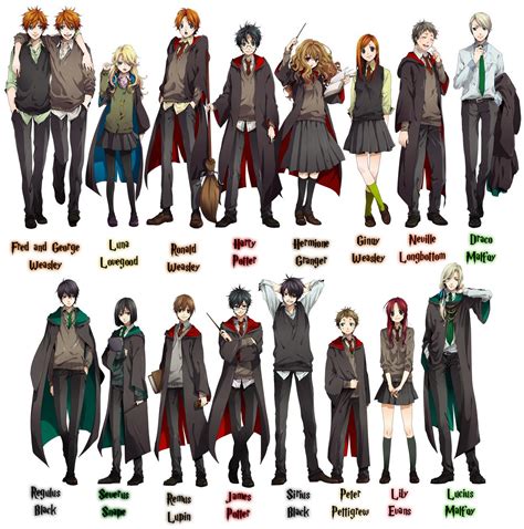 Potter Characters   Harry Potter Anime Photo  24126108 ...