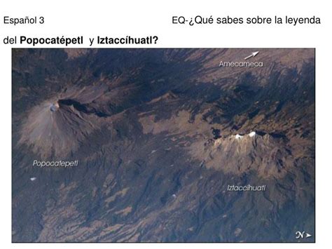 PPT   ¿Conoces la Leyenda de los volcanes Popocatépetl e ...
