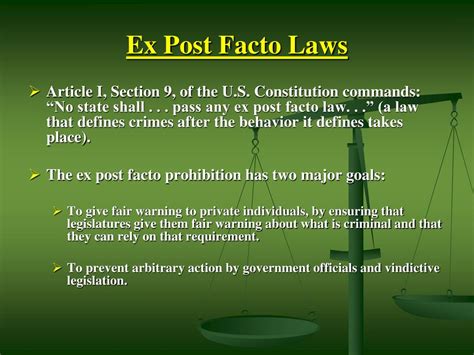 PPT   Criminal Law Chapter 2 Constitutional Limits on ...
