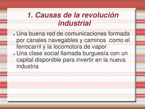 PPT   La revolución industrial PowerPoint Presentation ...