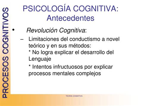 PPT   PSICOLOGÍA COGNITIVA PowerPoint Presentation   ID:193719