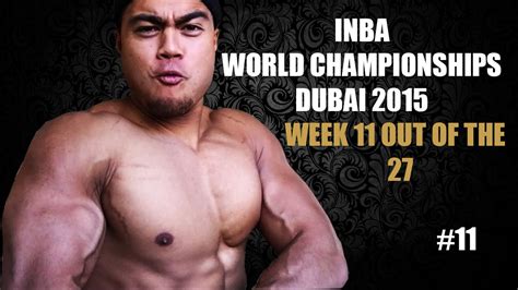 Pre contest INBA Natural Bodybuilding World s Dubai 2015 ...
