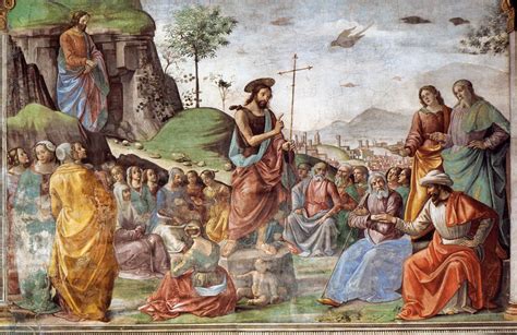 Preaching of St John the Baptist by GHIRLANDAIO, Domenico