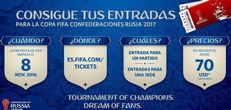 Precios de las entradas para Copa Confederaciones 2017 y ...
